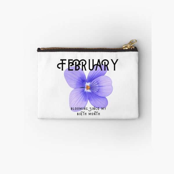 Item preview, Aesthetic February Violet: Blooming Since My Birth Month Floral Art designed and sold by Boundary100.
