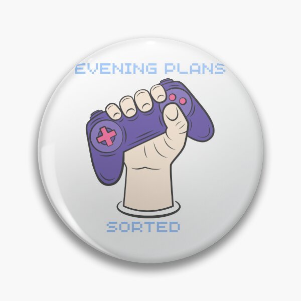 Item preview, Evening Plans Sorted Funny Video Gaming Design designed and sold by heyhuecreatives.