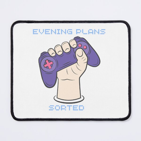Item preview, Evening Plans Sorted Funny Video Gaming Design designed and sold by heyhuecreatives.