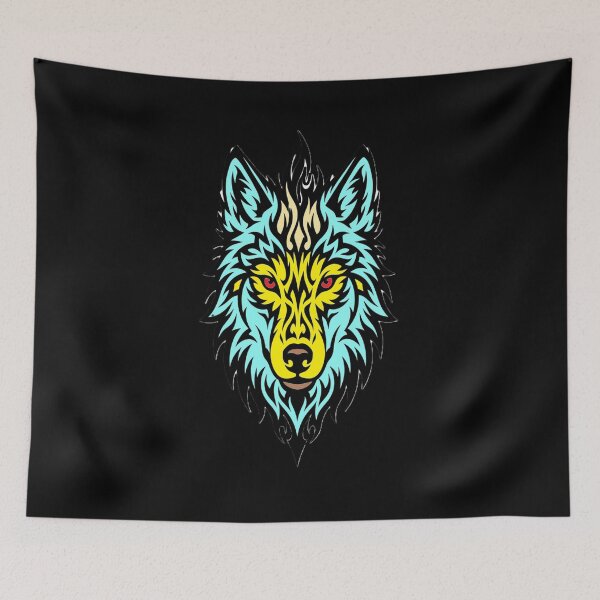 Artikelvorschau, Symmetrischer Stammeswolf entworfen und verkauft von GG-Graphics.