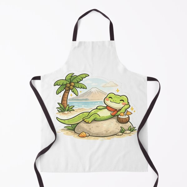 Item preview, Cute Tenerife Gecko Sticker – Tropical Island Vibes Design designed and sold by ZYNORAworld.