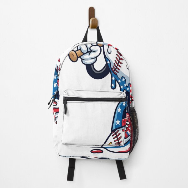 Item preview, Dripping Baseball Cap Bat Meltdown Patriotic Tee designed and sold by OlyvieArt.
