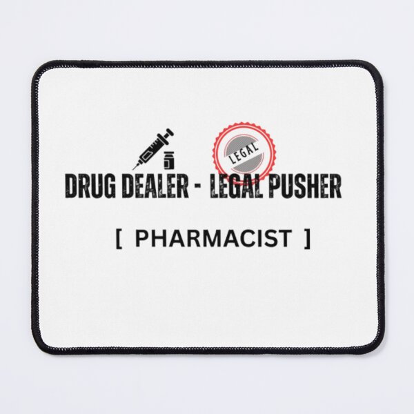 Item preview, Drug Dealer Legal Pusher Pharmacist T-Shirt | Funny Pharmacy Humor Tee designed and sold by OffScripted.