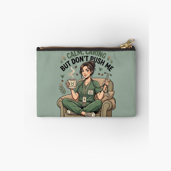 Item preview, Taurus Nurse – Calm Caring but Don’t Push Me Funny Zodiac Nurse Gift Cozy Energy designed and sold by Im-Ara.