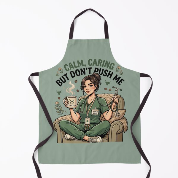 Item preview, Taurus Nurse – Calm Caring but Don’t Push Me Funny Zodiac Nurse Gift Cozy Energy designed and sold by Im-Ara.