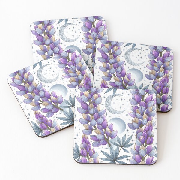Item preview, Lupine in Garden – Cottagecore Botanical Wildflower Aesthetic Tee designed and sold by Anastasiia Yurevych.