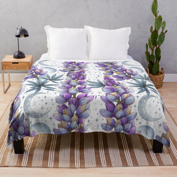 Item preview, Lupine in Garden – Cottagecore Botanical Wildflower Aesthetic Tee designed and sold by Anastasiia Yurevych.
