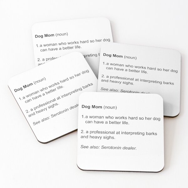 Item preview, Dog Mom Definition - Modern Dictionary Typography designed and sold by Breed And Build.
