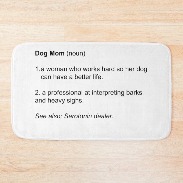 Item preview, Dog Mom Definition - Modern Dictionary Typography designed and sold by Breed And Build.