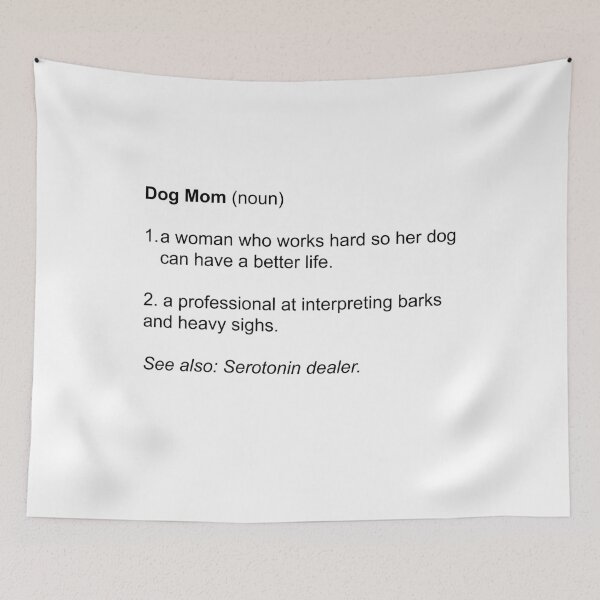Item preview, Dog Mom Definition - Modern Dictionary Typography designed and sold by Breed And Build.