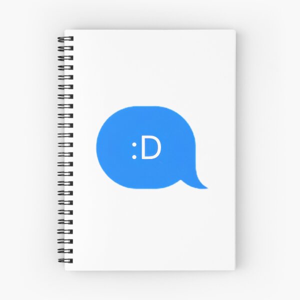 Item preview, ":D" Text Message designed and sold by PrettiPrintts.
