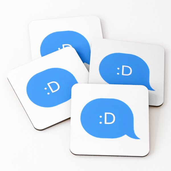 Item preview, ":D" Text Message designed and sold by PrettiPrintts.