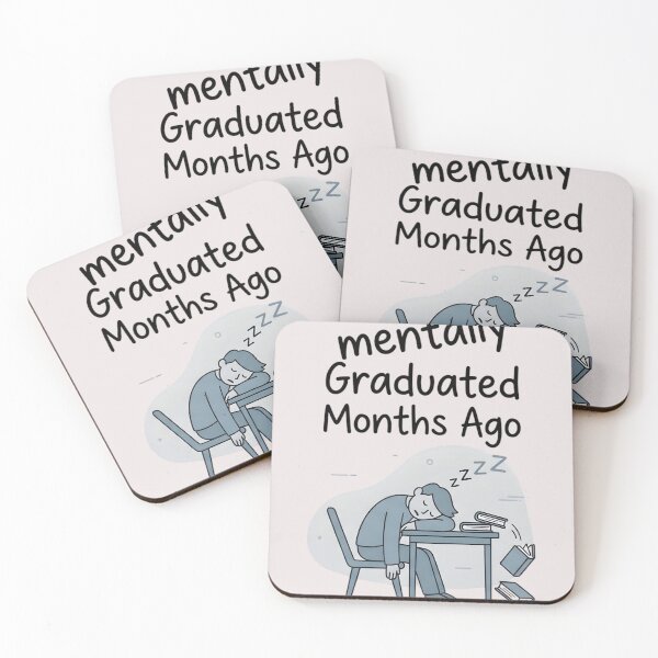 Item preview, Overtired Student Sleeping on Books Funny Graduation Exhaustion designed and sold by universe-hold ⭐⭐⭐⭐⭐.