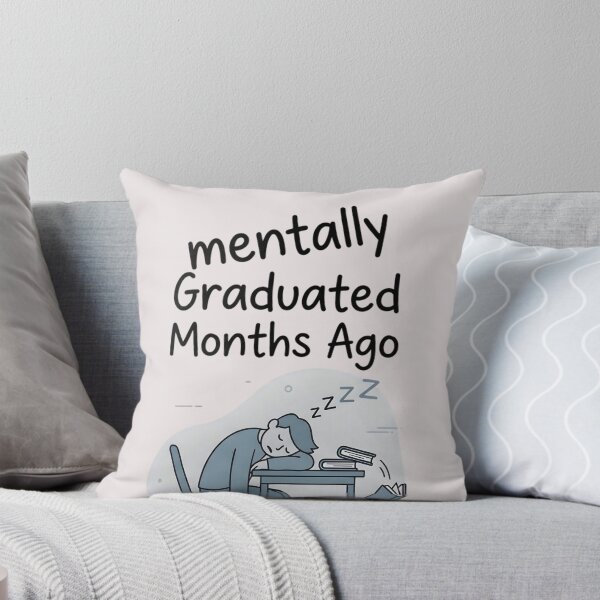 Item preview, Overtired Student Sleeping on Books Funny Graduation Exhaustion designed and sold by universe-hold ⭐⭐⭐⭐⭐.