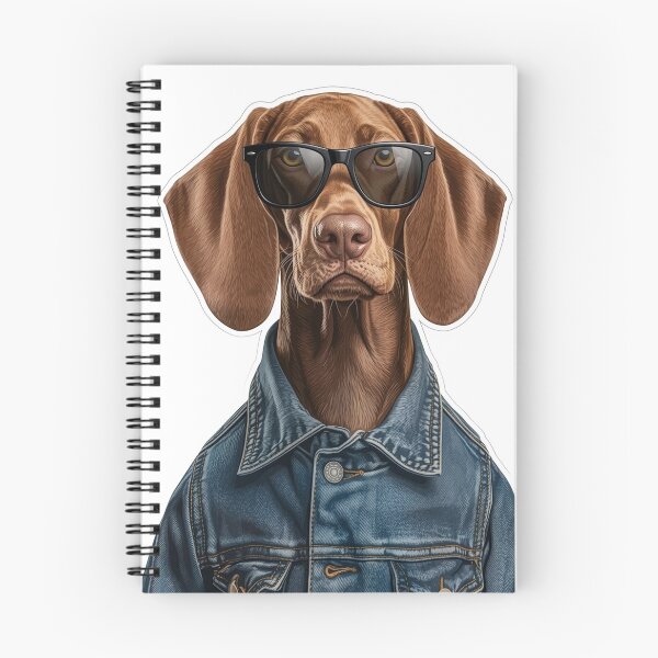 Item preview, Vizsla Dad Cool Dog Sunglasses Denim Jacket | Funny Vizsla Gift designed and sold by NUVYStudio.