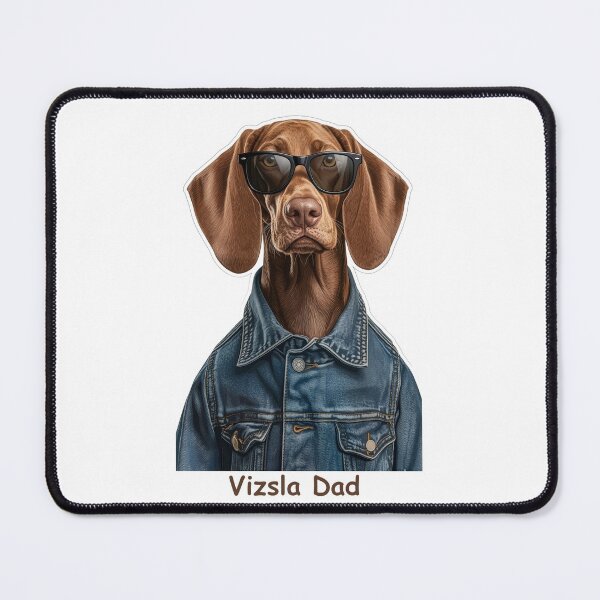 Item preview, Vizsla Dad Cool Dog Sunglasses Denim Jacket | Funny Vizsla Gift designed and sold by NUVYStudio.