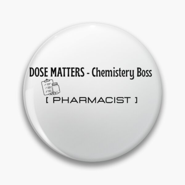 Item preview, Dose Matters Chemistry Boss Pharmacist T-Shirt | Pharmacy Humor Tee designed and sold by OffScripted.
