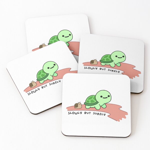 Item preview, Slowly But Surely designed and sold by Draw-some Doodles.