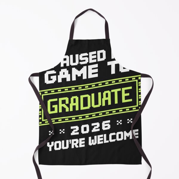Item preview, I Paused My Game to Graduate 2026 You're Welcome Pixel Art Gamer Graduation designed and sold by universe-hold ⭐⭐⭐⭐⭐.