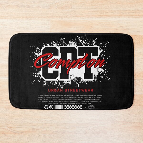 Item preview, CPT Compton California Streetwear Athletic Typography Design designed and sold by WestCoastLegacy.
