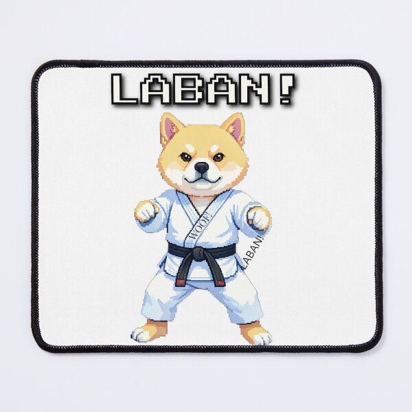 Item preview, Laban! Retro Pixel Art Karate Chow Chow designed and sold by Paws & Pixels by Waters Chie.