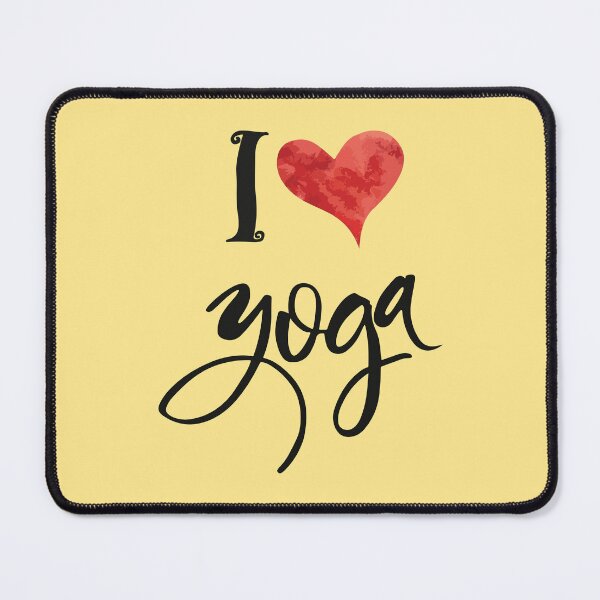 Item preview, Yoga Love - I love yoga designed and sold by TheSouledVegan.