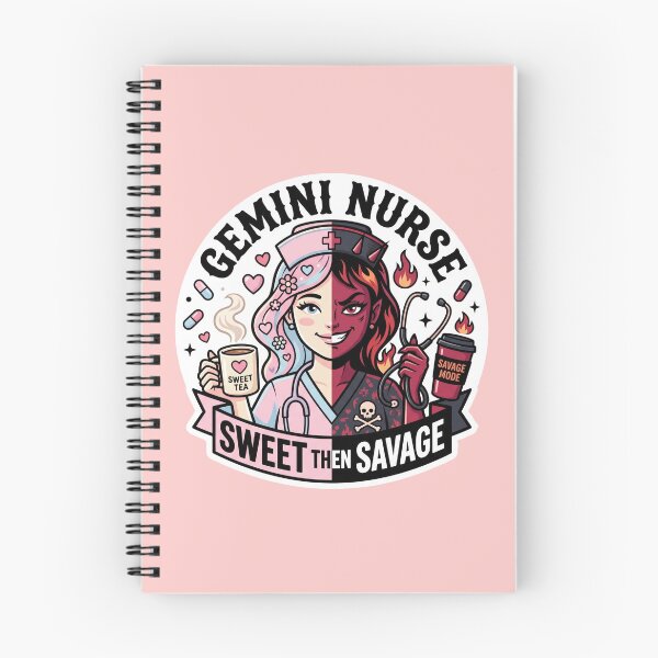 Item preview, Gemini Nurse – Sweet One Minute Savage The Next Funny Zodiac RN Mood Swing Gift designed and sold by Im-Ara.