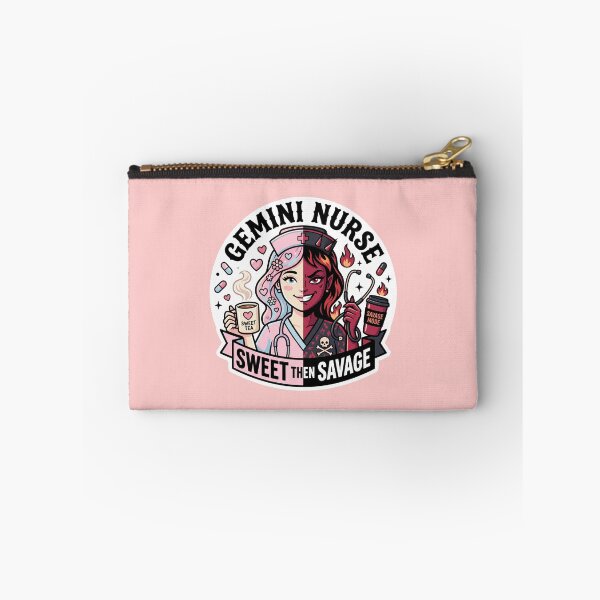 Item preview, Gemini Nurse – Sweet One Minute Savage The Next Funny Zodiac RN Mood Swing Gift designed and sold by Im-Ara.