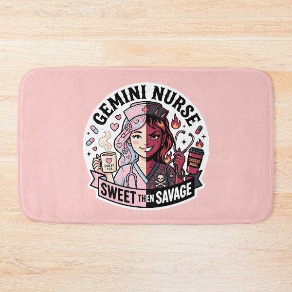 Item preview, Gemini Nurse – Sweet One Minute Savage The Next Funny Zodiac RN Mood Swing Gift designed and sold by Im-Ara.