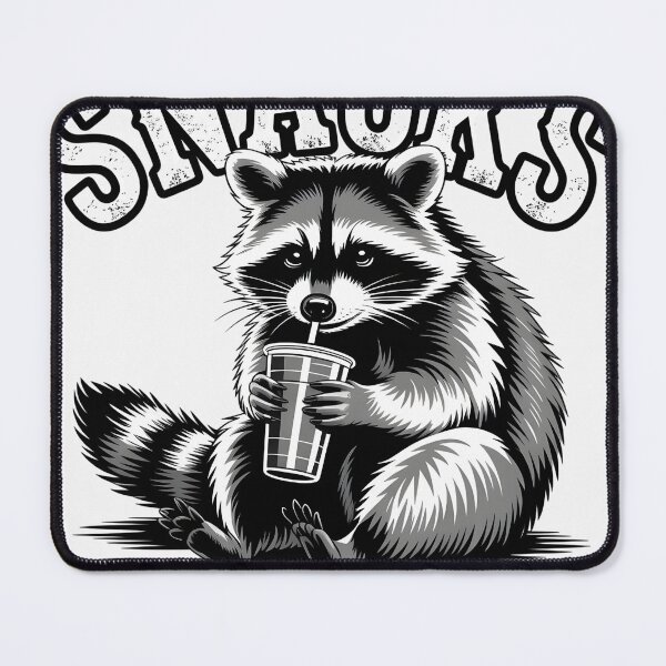Item preview, Snacks Make Me Nicer Funny Raccoon Sarcastic Animal Humor designed and sold by universe-hold ⭐⭐⭐⭐⭐.