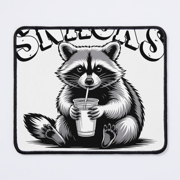 Item preview, Snacks Make Me Nicer Funny Raccoon Sarcastic Animal Humor designed and sold by universe-hold ⭐⭐⭐⭐⭐.
