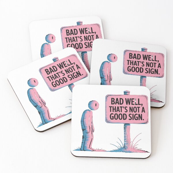 Item preview, Minimalist Risograph Stick Figure Signpost Art designed and sold by Bloomkept.
