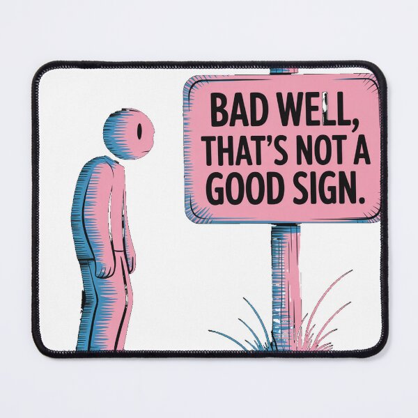 Item preview, Minimalist Risograph Stick Figure Signpost Art designed and sold by Bloomkept.