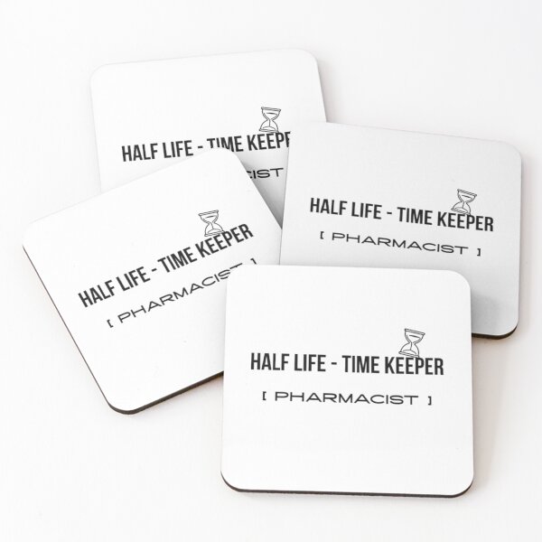 Item preview, Half Life Time Keeper Pharmacist T-Shirt | Pharmacology Humor Tee designed and sold by OffScripted.