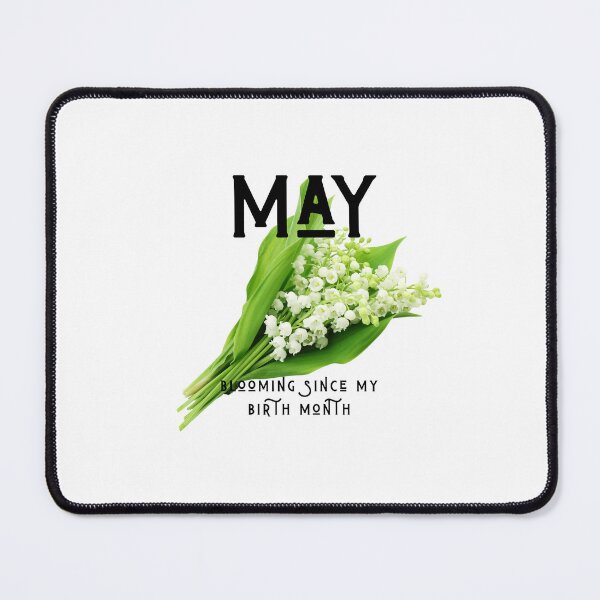 Item preview, May Birth Flower Lily of the Valley - Blooming Since My Birth Month - White Floral Birthday Gift designed and sold by Boundary100.