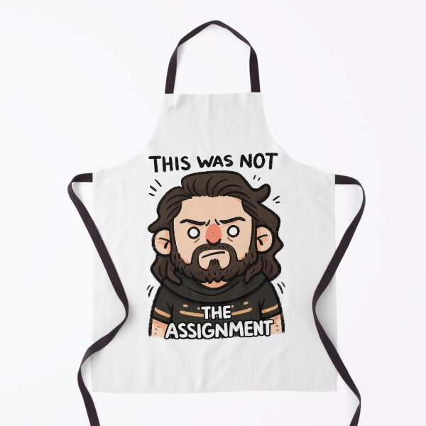 Item preview, This Was Not The Assignment Angry Cartoon Jesus designed and sold by Piotrek0001.