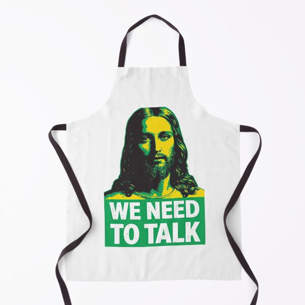 Item preview, We Need To Talk Jesus Green and Yellow Gradient designed and sold by Piotrek0001.