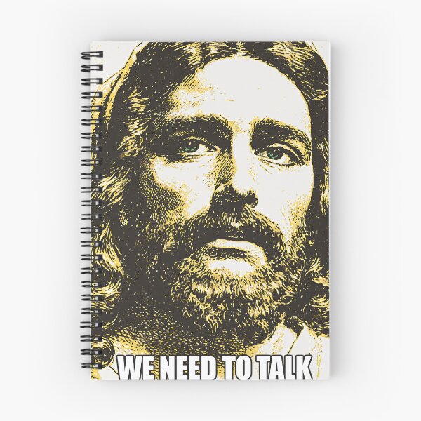 Item preview, We Need To Talk Jesus Sepia Vintage Filter designed and sold by Piotrek0001.