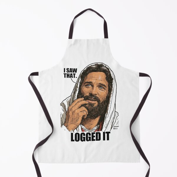 Item preview, I Saw That Logged It Jesus Finger on Chin designed and sold by Piotrek0001.