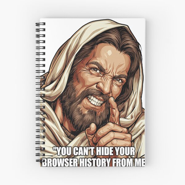 Item preview, Cant Hide Browser History Pointing Jesus designed and sold by Piotrek0001.