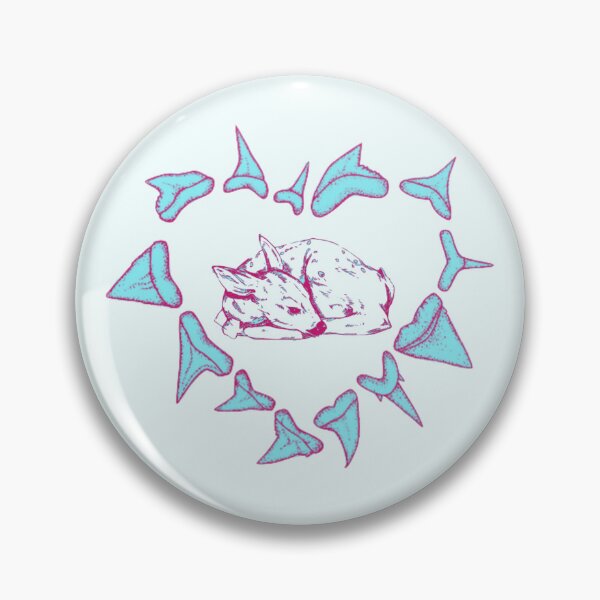 Item preview, Park The Shark & Baby Deer - Blue Pink designed and sold by coffee with ice.