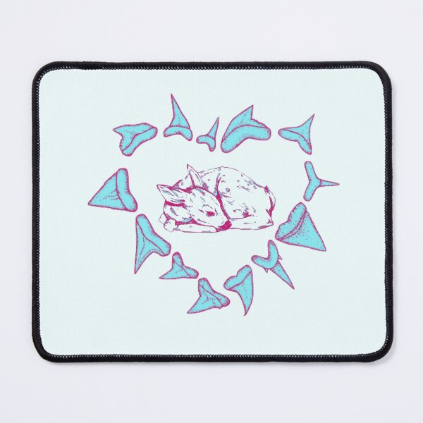 Item preview, Park The Shark & Baby Deer - Blue Pink designed and sold by coffee with ice.