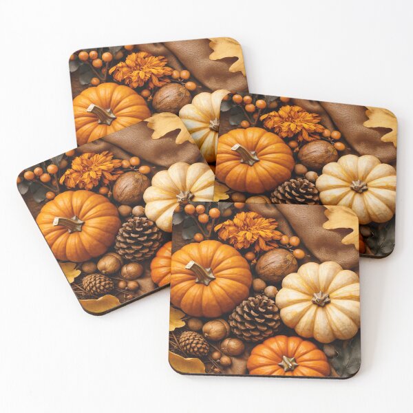 Item preview, Rustic Autumn Pumpkin Still Life – Cozy Fall Harvest Decor Print designed and sold by Kaleidoscope Print.