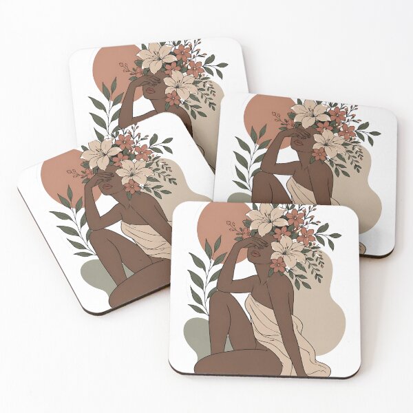 Item preview, Floral Serenity Muse  designed and sold by Jaideep Walia.