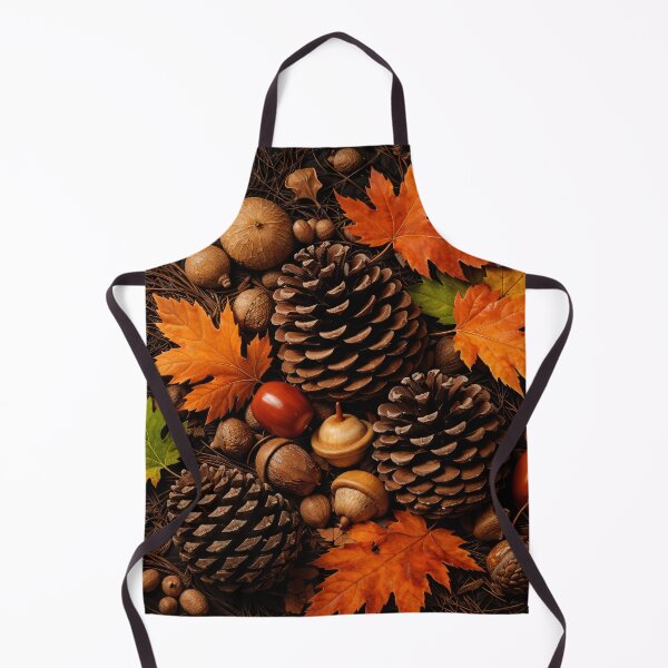 Item preview, Autumn Forest Floor Still Life – Pinecones, Acorns and Maple Leaves Wall Art designed and sold by Kaleidoscope Print.