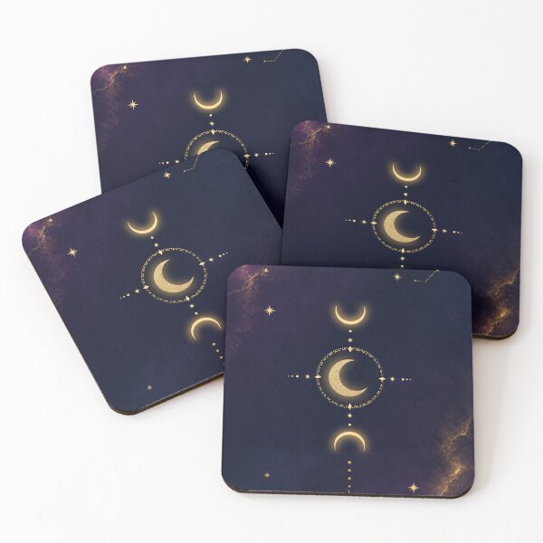 Item preview, Celestial Dreams – Gold Zodiac Constellation Art | Galaxy Soul Series | Midnight Blue Aesthetic designed and sold by Artkitokri.