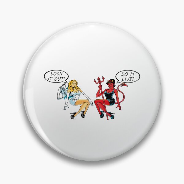 Item preview, The Good Angel and The Bad Angel designed and sold by xaviquirmo.
