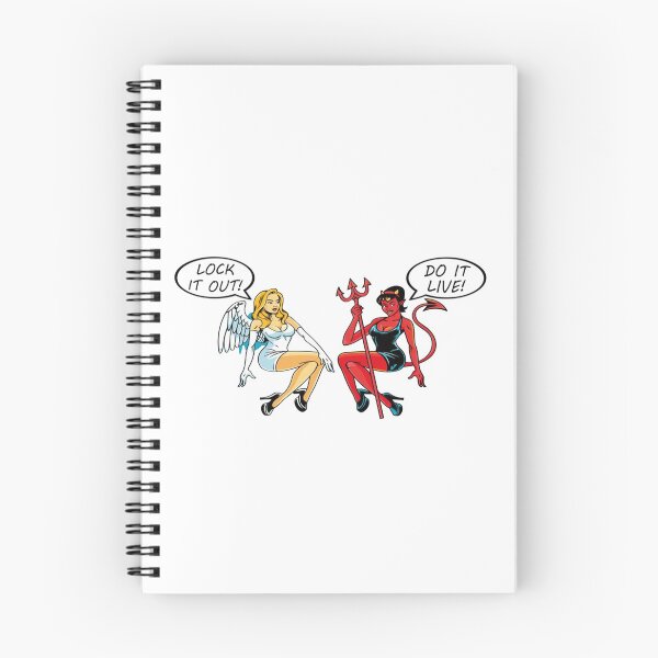 Item preview, The Good Angel and The Bad Angel designed and sold by xaviquirmo.