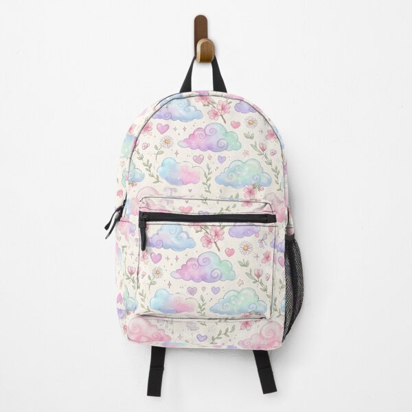 Item preview, Soft Girl Cloud Pattern Pastel Watercolor Dreamy Art designed and sold by SplashTastic.