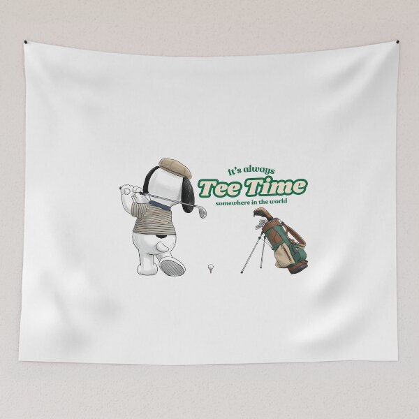 Item preview, Always Tee Time Somewhere Golf designed and sold by heyhuecreatives.